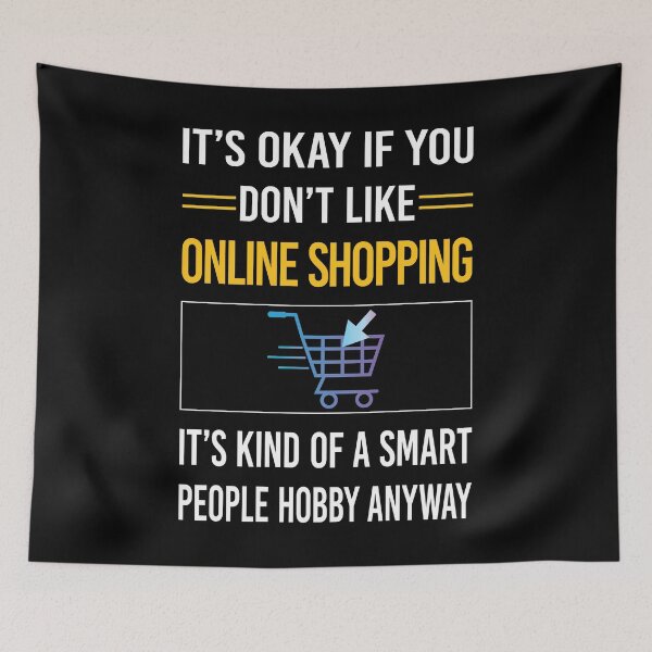 Item preview, Funny Smart People Online Shopping Shopper designed and sold by fatherbarliman.