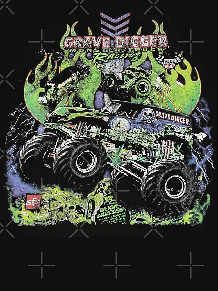 Monster Truck Shirt Grave Green Digger Racing Shirt Monster Truck Shirt Grave Green Digger Racing Shirt