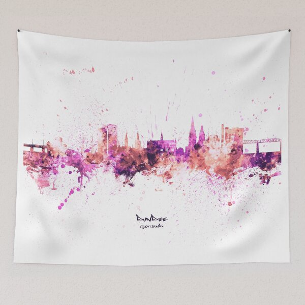 Item preview, Dundee Scotland Skyline designed and sold by ArtPrints.