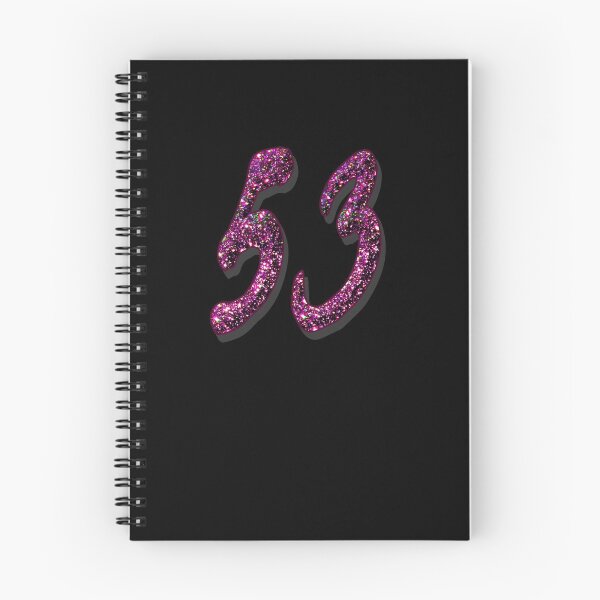 Item preview, 53rd Birthday Anniversary - Purple Glitter Numbers designed and sold by GlamourChick.