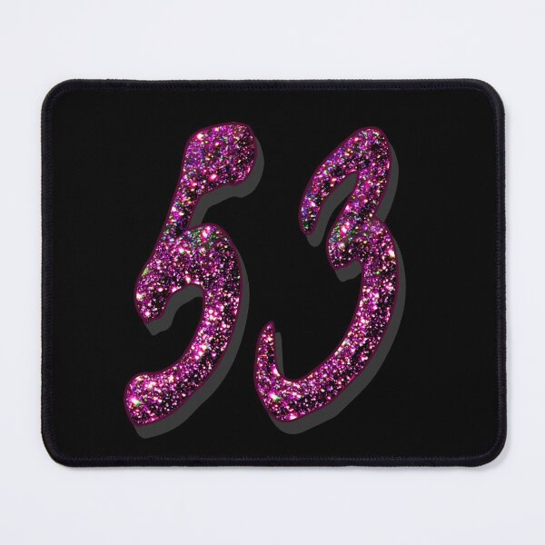 Item preview, 53rd Birthday Anniversary - Purple Glitter Numbers designed and sold by GlamourChick.