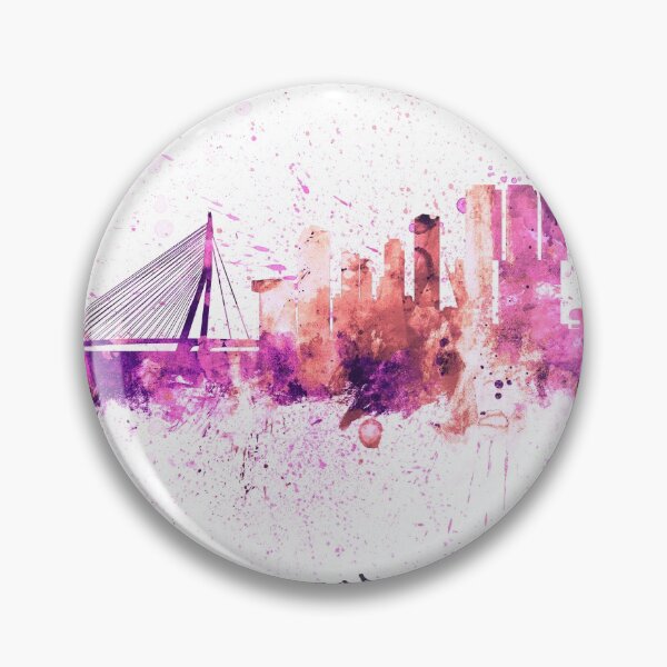 Item preview, Rotterdam The Netherlands Skyline designed and sold by ArtPrints.