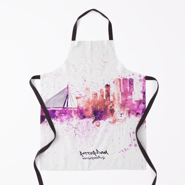 Item preview, Rotterdam The Netherlands Skyline designed and sold by ArtPrints.