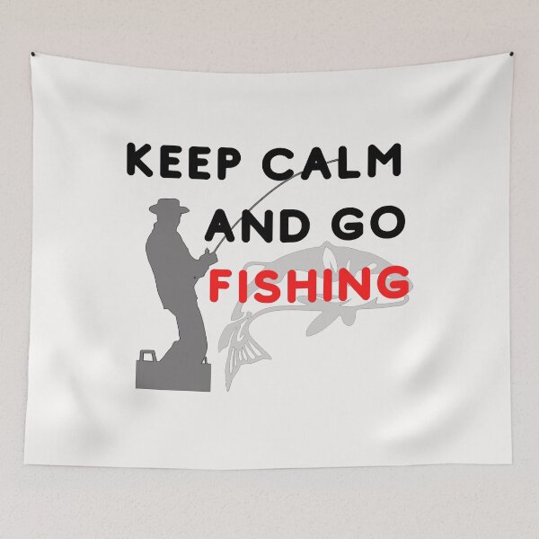 Item preview, Keep Calm And Go Fishing designed and sold by KevinGardner1.