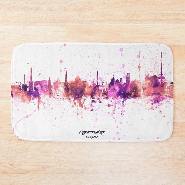 Item preview, Stuttgart Germany Skyline designed and sold by ArtPrints.
