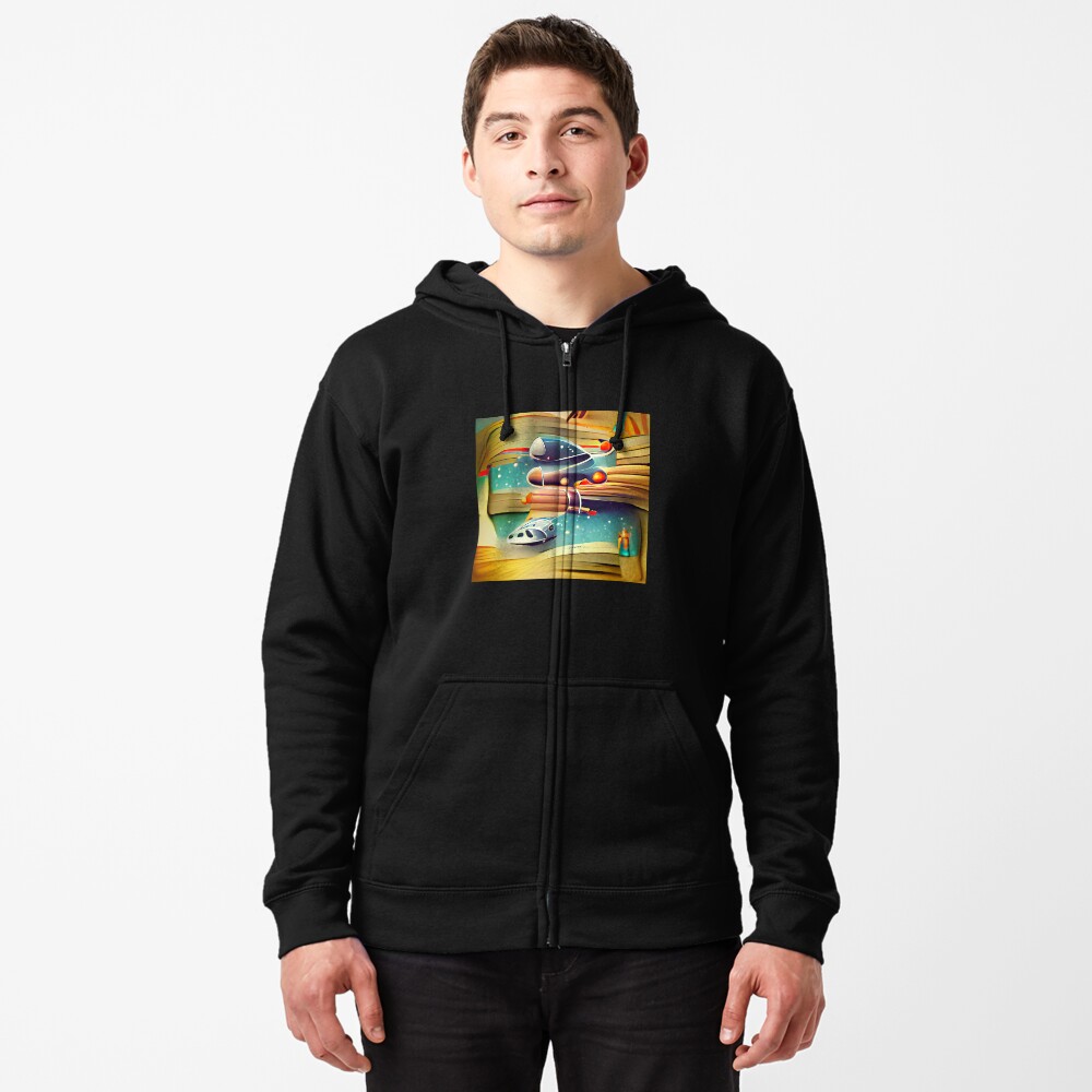Item preview, Zipped Hoodie designed and sold by Alex-Strange.