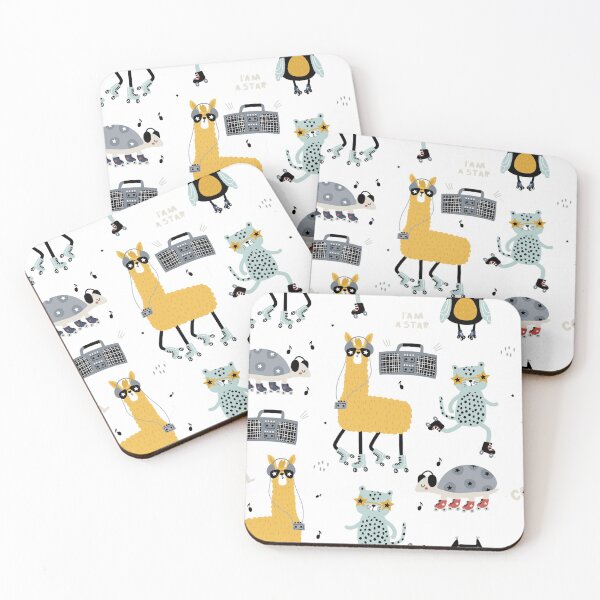 Item preview, Funny Roller Skating Llama And Turtle designed and sold by MignonBeauty.