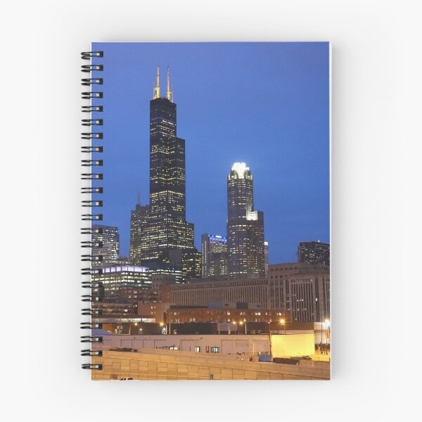 Item preview, Chicago Loop at dusk designed and sold by mvpaskvan.