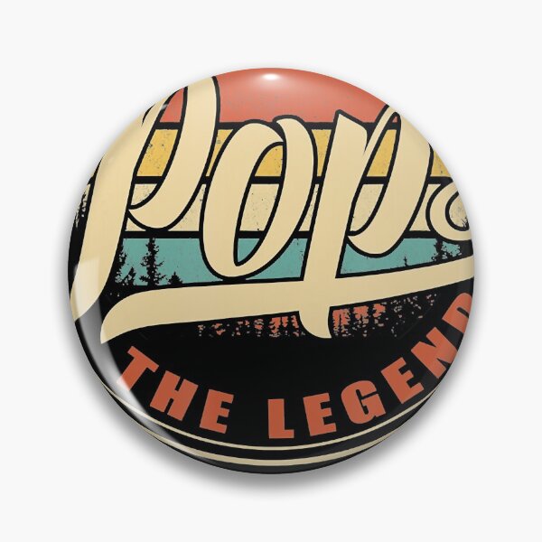 Item preview, Pops The Man The Myth The Legend Vintage Retro Fathers Day designed and sold by AaronWeedo.