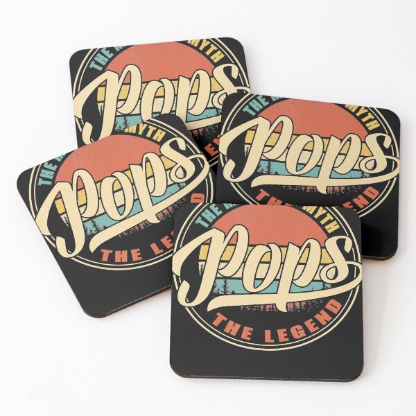 Item preview, Pops The Man The Myth The Legend Vintage Retro Fathers Day designed and sold by AaronWeedo.
