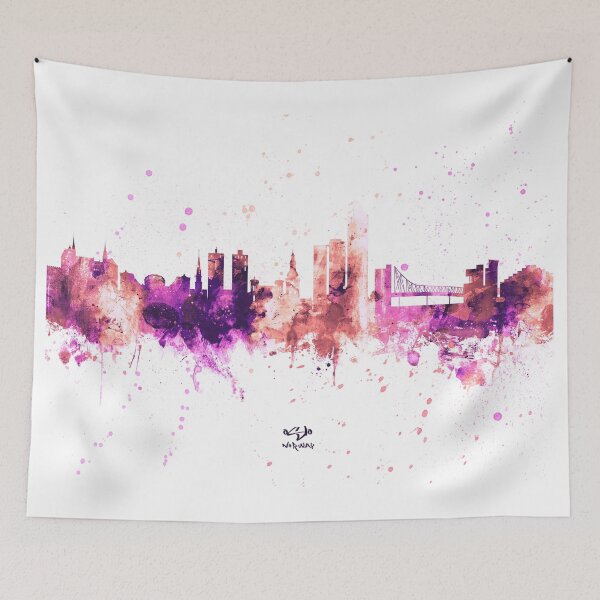 Item preview, Oslo Norway Skyline designed and sold by ArtPrints.