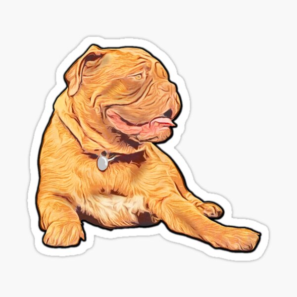 Item preview, Dogue de Bordeaux loyal, patient and devoted friend designed and sold by tchilipepper.