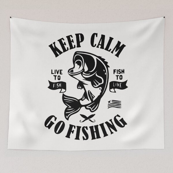 Item preview, Keep calm and go fishing 53 designed and sold by KevinGardner1.