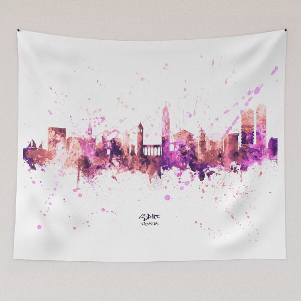 Item preview, Split Croatia Skyline designed and sold by ArtPrints.