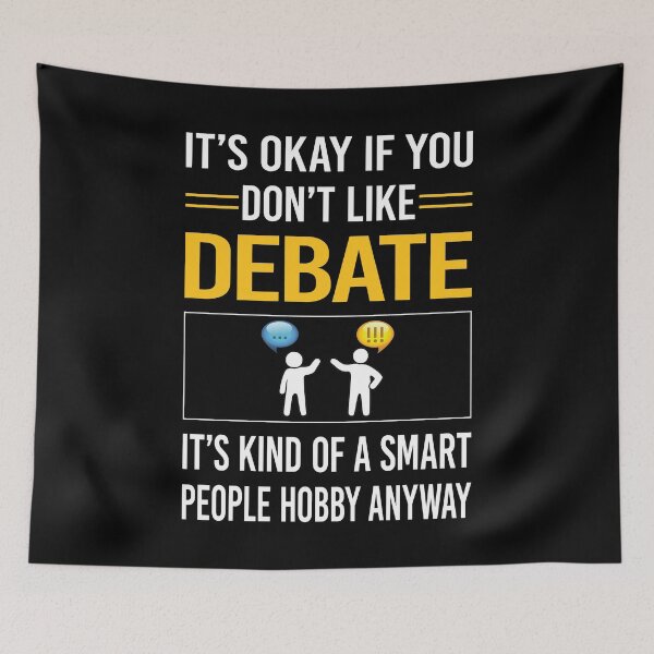 Item preview, Funny Smart People Debate designed and sold by jiggleterrified.