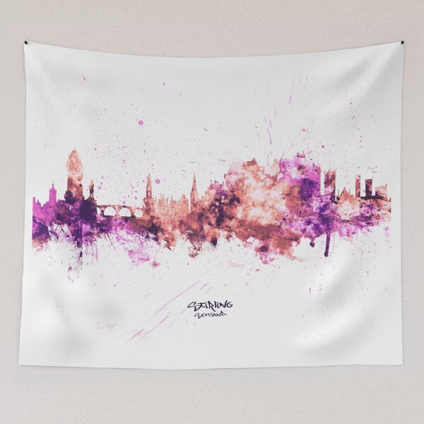 Item preview, Stirling Scotland Skyline designed and sold by ArtPrints.