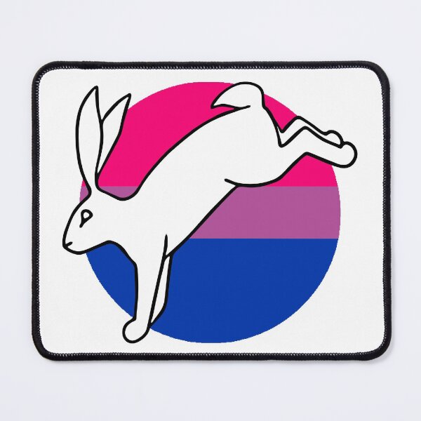 Item preview, Bisexual Pride Bunny designed and sold by TheQueerOwl.