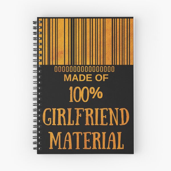 Item preview, Made Of Girlfriend Material Golden- Funny Barcode unique designed and sold by MAEffects.