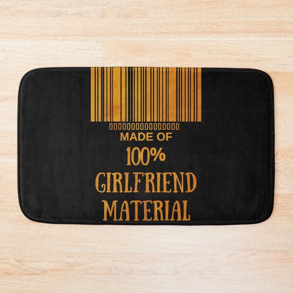 Item preview, Made Of Girlfriend Material Golden- Funny Barcode unique designed and sold by MAEffects.