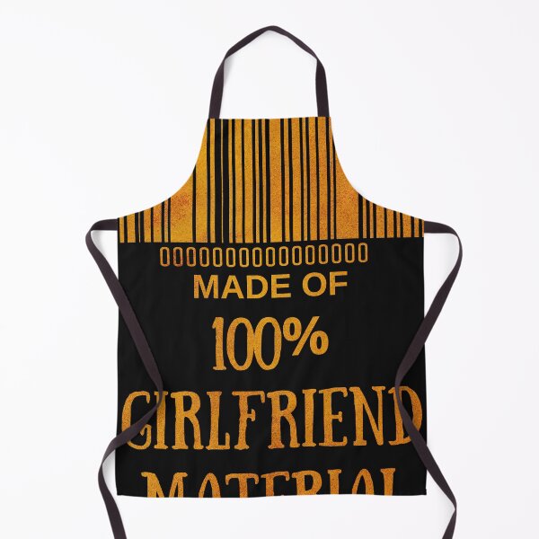 Item preview, Made Of Girlfriend Material Golden- Funny Barcode unique designed and sold by MAEffects.