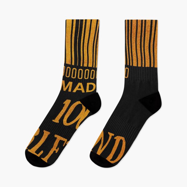 Item preview, Made Of Girlfriend Material Golden- Funny Barcode unique designed and sold by MAEffects.