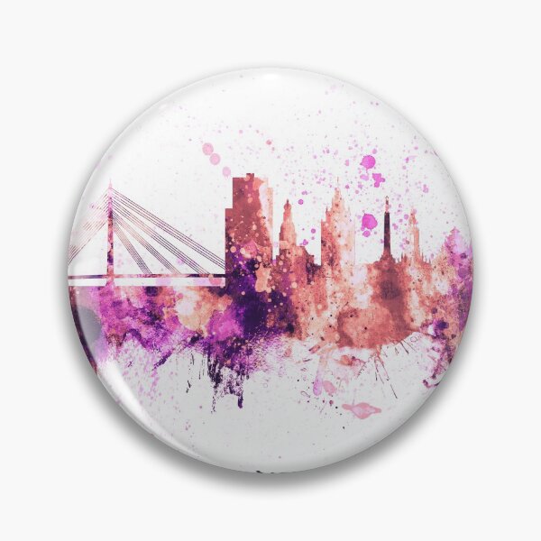 Item preview, Riga Latvia Skyline designed and sold by ArtPrints.