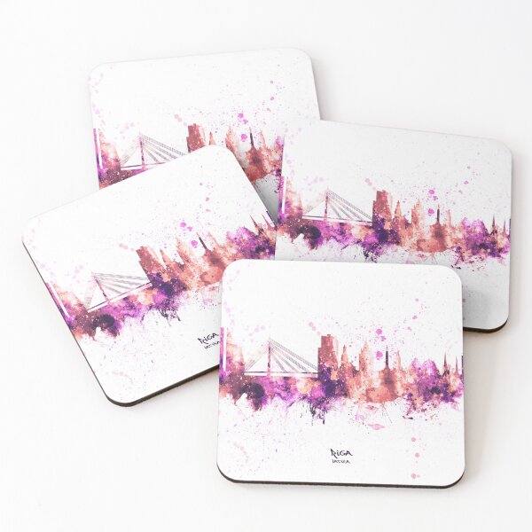 Item preview, Riga Latvia Skyline designed and sold by ArtPrints.