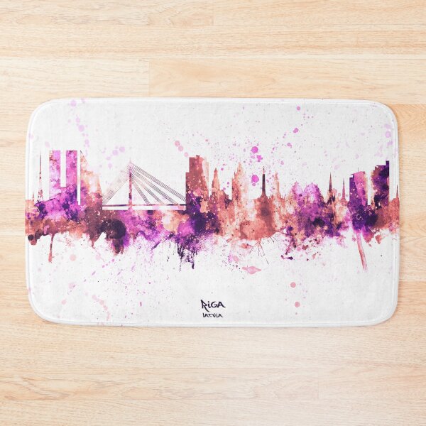 Item preview, Riga Latvia Skyline designed and sold by ArtPrints.