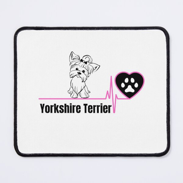 Item preview, Yorkshire terrier love heart designed and sold by umfhn.