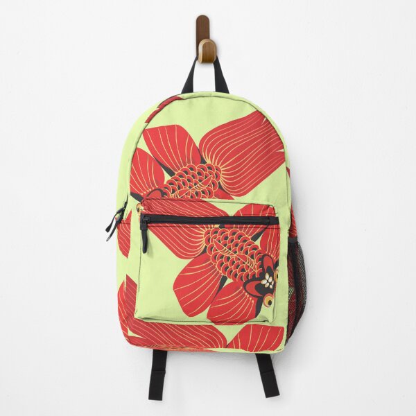 Vista previa del artículo con la obra «Pescado japonés rojo», diseñado y vendido por silverlaughter.