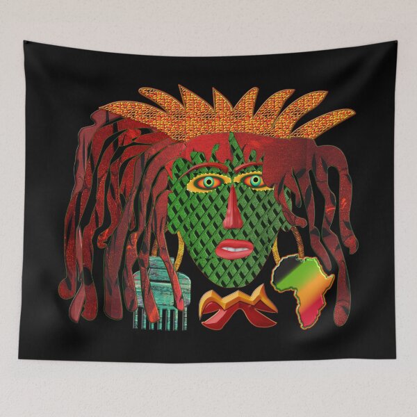 Item preview, CELEBRATING AFRICAN AMERICAN WOMEN AQUARIUS - ZODIAC WOMAN AQUARIUS RASTA ROOTS QUEEN. designed and sold by Ralek.