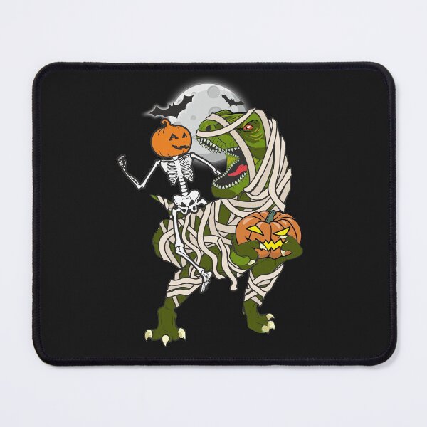 Item preview, Skeleton Riding Dinosaur T Rex in Mummy Costume Halloween Funny Pumpkin Costume  designed and sold by alenaz.