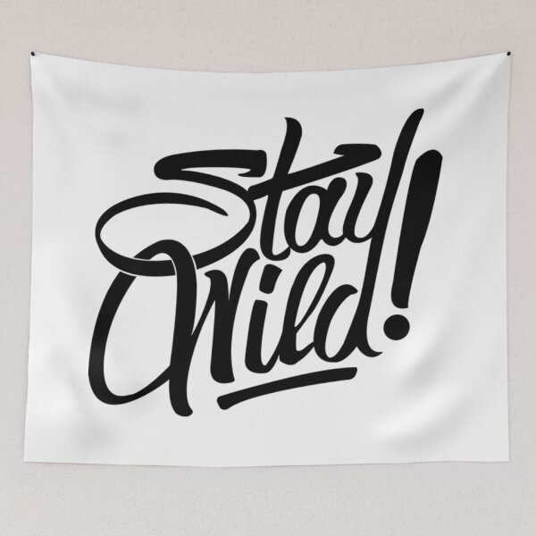 Item preview, funny t-shirt Stay Wild! designed and sold by crazybaks.
