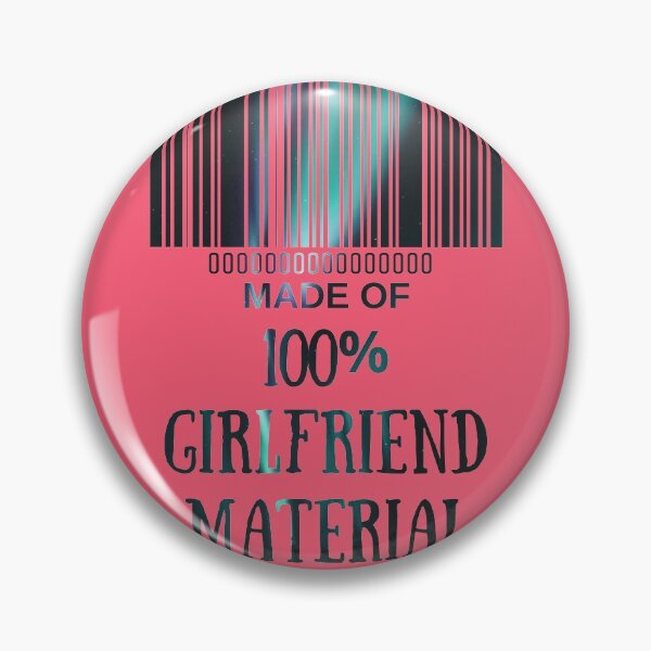 Item preview, Copy of Made Of Girlfriend Material Golden- Funny Barcode unique designed and sold by MAEffects.