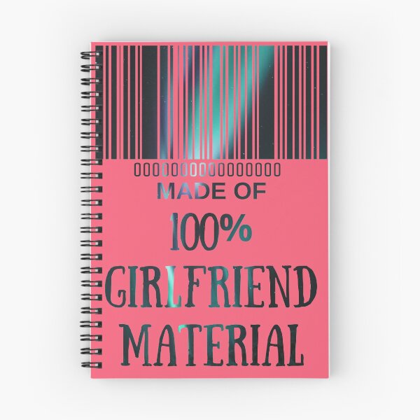 Item preview, Copy of Made Of Girlfriend Material Golden- Funny Barcode unique designed and sold by MAEffects.