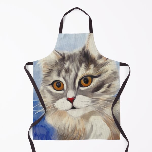Item preview, Fluffy Cat art designed and sold by Karen Harding Art and Illustration .