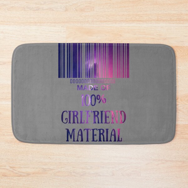 Item preview, Made Of Girlfriend Material Golden- Funny Barcode unique designed and sold by MAEffects.