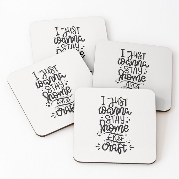 Item preview, I Just Wanna Stay Home and Craft designed and sold by Eamali.