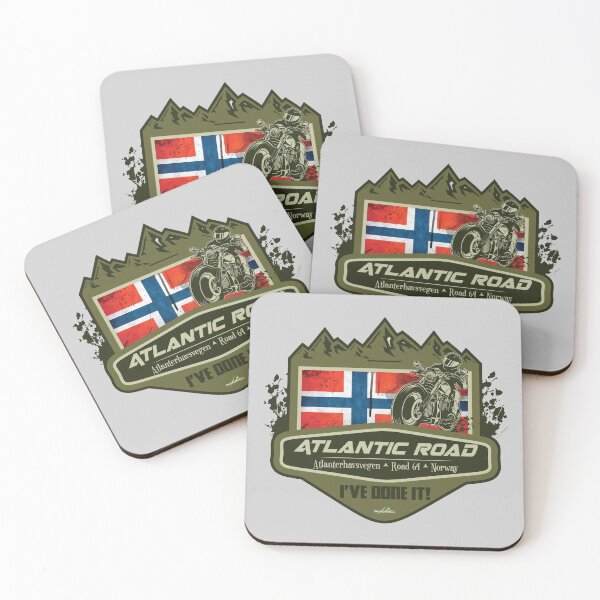 Item preview, Atlantic Ocean Road Norway Atlanterhavsvegen Sticker T-Shirt 01 designed and sold by OuterShellUK.