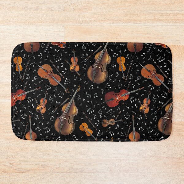 Item preview, Violin Music Notes On Black  designed and sold by MignonBeauty.