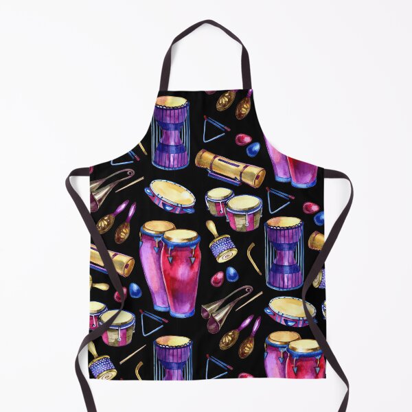 Item preview, Drum Music Notes Watercolor designed and sold by MignonBeauty.