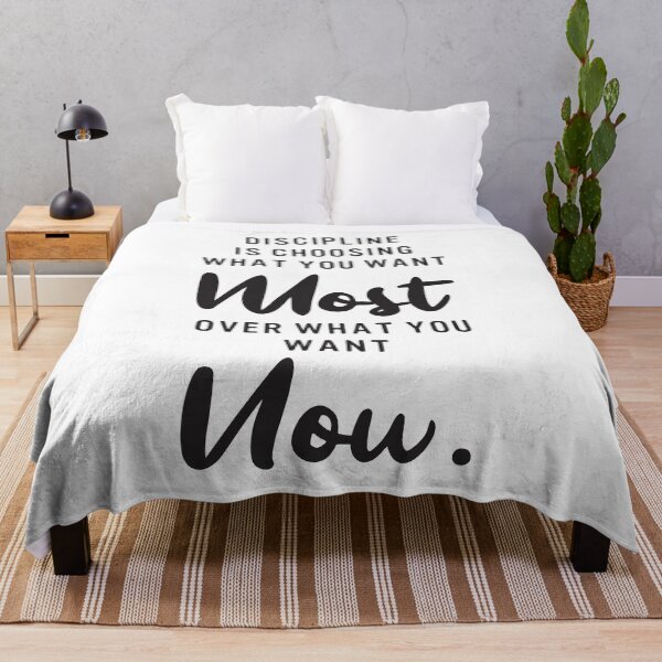 Item preview, Discipline Is Choosing Motivational Quote Archival Print designed and sold by Unicorny-Design.