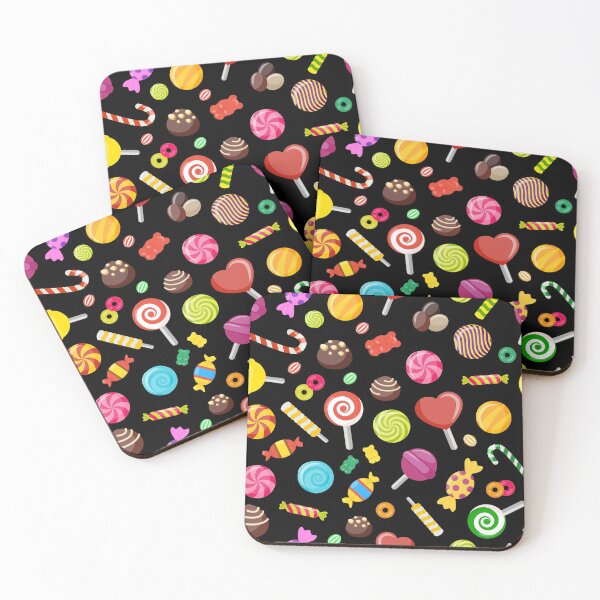 Item preview, Colorful Sweet Candy Assortment Pattern designed and sold by Happy Puppy Print On Demand.