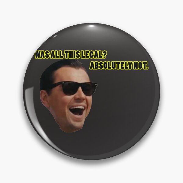 Item preview, Wolf of Wallstreet Absolutely Not Sticker designed and sold by FelixDobiosch.