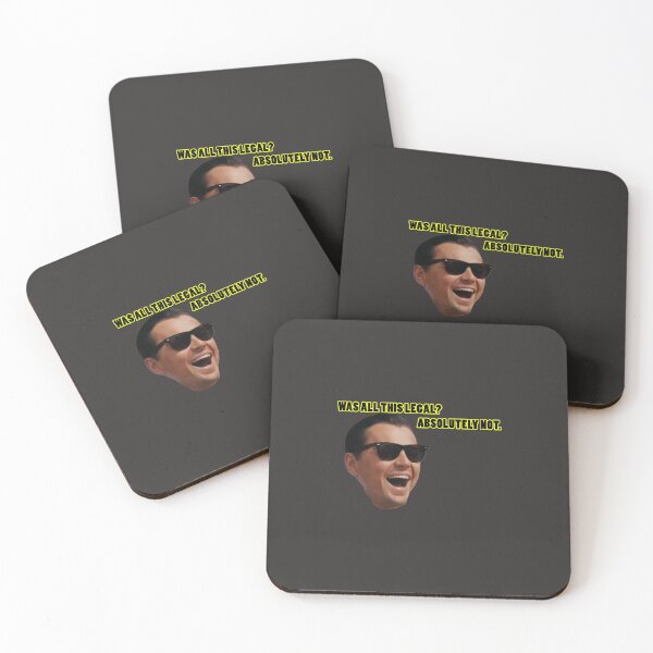 Item preview, Wolf of Wallstreet Absolutely Not Sticker designed and sold by FelixDobiosch.