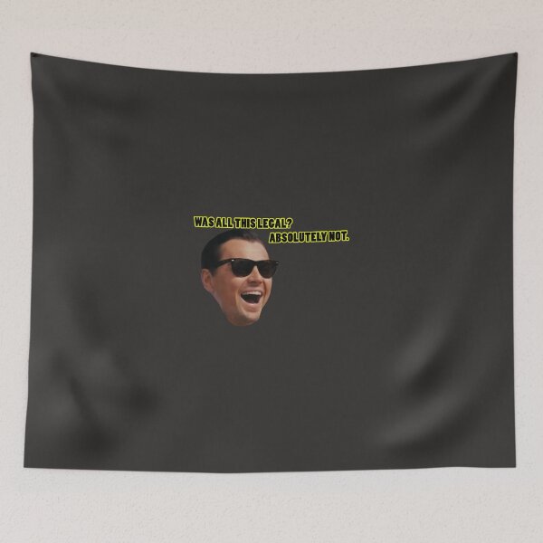 Item preview, Wolf of Wallstreet Absolutely Not Sticker designed and sold by FelixDobiosch.