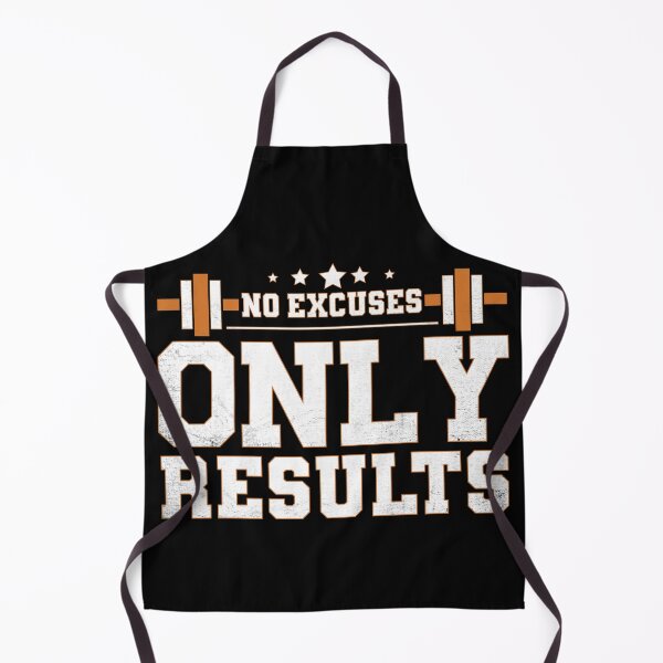 Item preview, No Excuses Only Results Fitness Lover Design designed and sold by amishacreates.