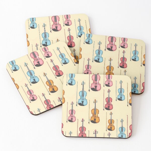 Item preview, Colorful Violin Watercolor Art designed and sold by MignonBeauty.
