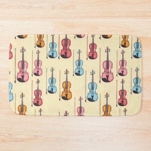 Item preview, Colorful Violin Watercolor Art designed and sold by MignonBeauty.