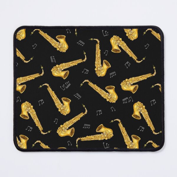 Item preview, Gold Saxophone With Music Notes designed and sold by MignonBeauty.